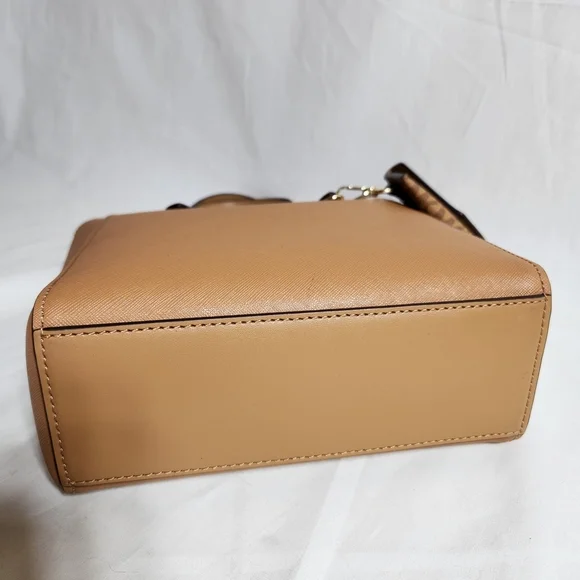 Michael Kors Vincent Small Tan Leather Tote Bag New With Tags And Packaging - Picture 14 of 14